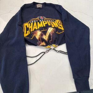 University of Michigan sweatshirt